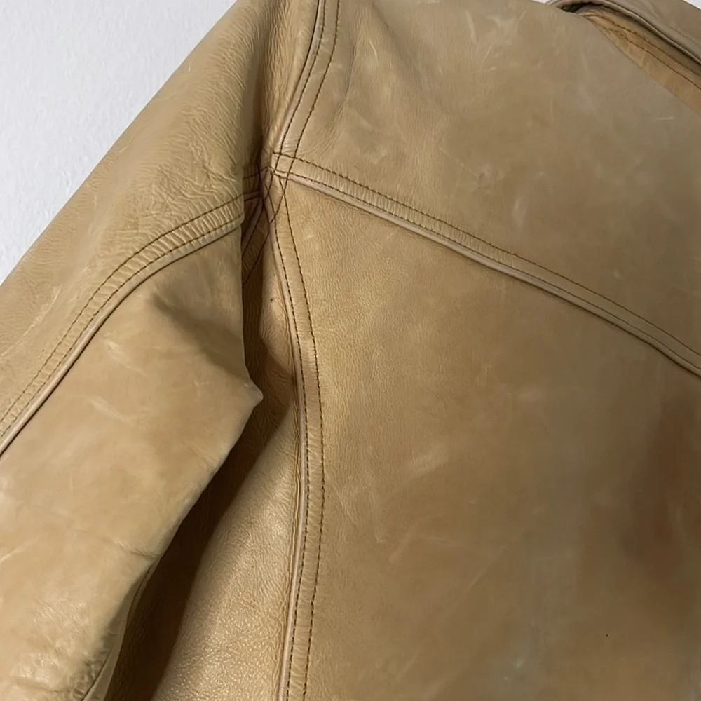 Gap Genuine Distressed Leather Jacket - Picture 9 of 11